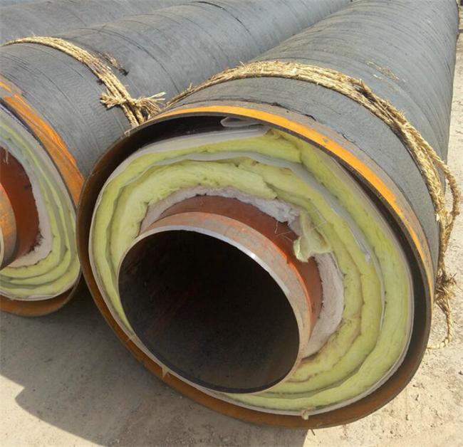 钢套钢直埋蒸汽保温管